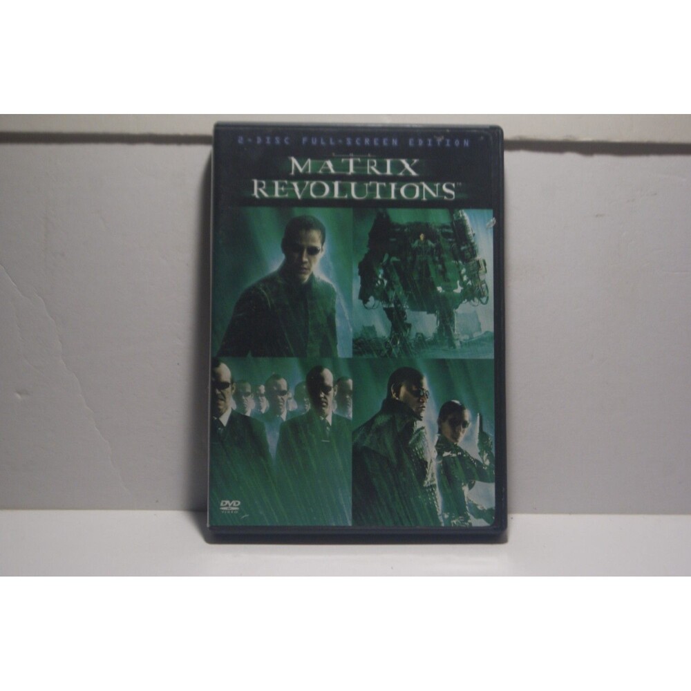 Matrix Revolutions DVD 2004 Keanu Reeves SCFI Action Sim World Fighting 2 Disc